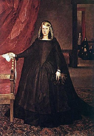 Juan Bautista Martinez del Mazo The Empress Dona Margarita de Austria in Mourning Dress Germany oil painting art